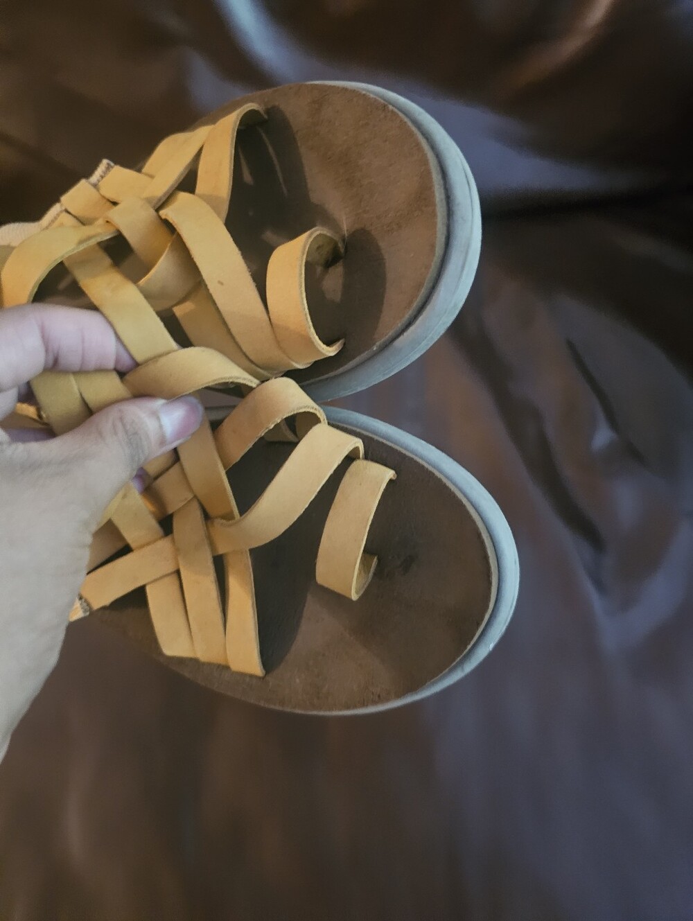 Teva Women's Strappy Sandals in Tan - Picture 2 of 6